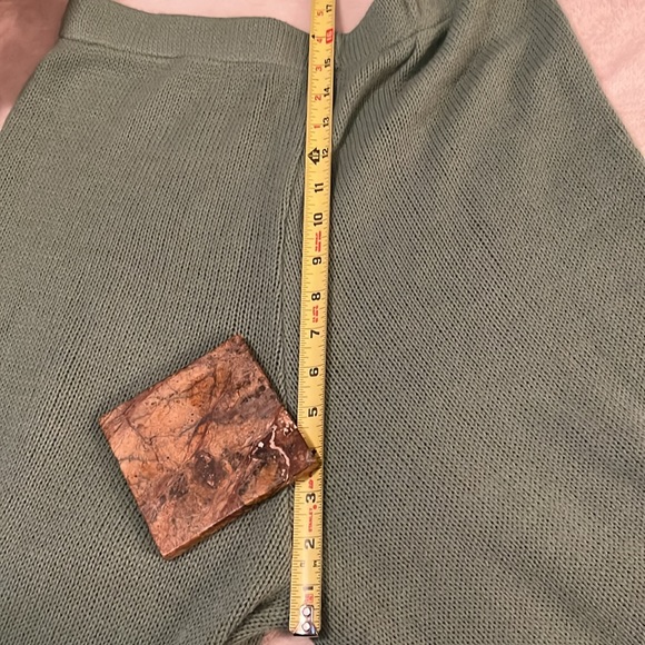 Urban Rebel Mock T Sleeveless Top NWT Green Knit Wide Leg Cropped Palazzo Pants - Picture 15 of 16